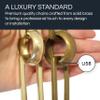 RCH Hardware CH-19-AB Brass Chandelier Chain, Antique Brass (1 Foot) view 3