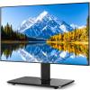 5Rcom Universal Swivel TV Stand for 27-60 inch Curved/Flat Screen TVs, Table Top TV Base Replacement Holds up to 88 lbs, Height Adjustable TV Stand Mount with Tempered Glass Base, MAX VESA 400x400mm view 1