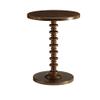 Acme Acton Round Wooden End Table in Walnut view 1