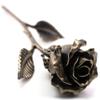 MakuliSmit Handcrafted Bronze Rose  8th & 19th Yeat Wedding for Her  Solid Metal Forever Flower Keepsake view 1