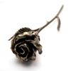 MakuliSmit Handcrafted Bronze Rose  8th & 19th Yeat Wedding for Her  Solid Metal Forever Flower Keepsake view 4