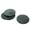Creative Home Genuine Green Marble Stone Set of 4 Round Coaster Set view 1