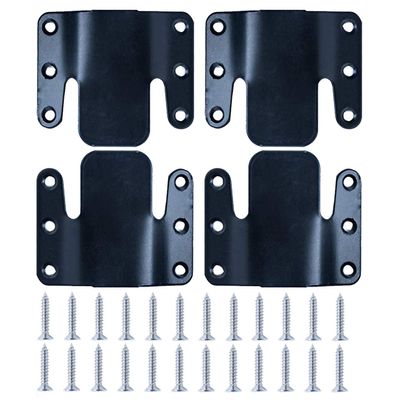 LazyMe Universal Sectional Sofa Interlocking Sofa Connector Bracket with Hardware- 2 Sets, 4 Piece