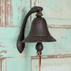Colonial Tin Works Cast Iron Logan Dinner Bell with Bracket Dinner Bell - Feel The Vibe of Traditional Family Meals and Gatherings. Made of Heavy Cast Iron - Measures 4" W X 5"D X 6" T (1) view 2