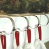 Haute Decor The Original MantleClip Stocking Holder- 4 Pack (Silver) - Hang Christmas Stockings Safely and Securely from Mantels Up to 3 Inches Thick view 2