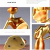 CdyBox Elegant Wine Bottle Holder Ornament Wine Single Bottle Holder Stand Rack (Golden) view 3
