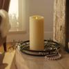 Luminara Grand Pillar Flameless LED Candle, Ivory 6.25" x 15", Battery Operated Real Wax w/Timer, Moving Flame, Realistic Unscented Home Decor Safe view 2