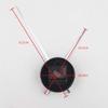 Timelike 3D Clock Hands, DIY Large Wall Clock Needles, Home Art Decor Quartz Mechanism Accessories view 2