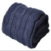 Battilo Navy Cable Knit Throw Blankets for Couch, Super Soft Warm Cozy Decorative Knitted Throw Blanket for Bed, Sofa, Chair 50"x60" view 4