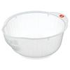 Inomata Plastic Japanese Rice Washing Bowl with Strainer, 2 quart view 1