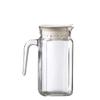 Amici Home Italian Igloo Quadra Glass Pitcher with Lid and Spout | 17 Ounce | Clear Glass Water Pitcher for Refrigerator | Carafe for Iced Tea, Juice, Milk, Cold Brew and Mimosa Bar view 1