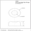 Westbrass R409-12 1-1/2" OD Opening x 3" OD Exterior Diameter High Box Patten Sure Grip Flange, Oil Rubbed Bronze view 3