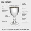 Wentworth Pewter - White Wine Pewter Goblet (White Wine Goblet) view 3