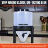 BrewDemon Conical Fermenting System - NO AIRLOCK OR SIPHON REQUIRED - Made of BPA FREE Food Grade Plastic that imparts zero unwanted flavors into your Brew! view 2