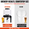 BrewDemon Conical Fermenting System - NO AIRLOCK OR SIPHON REQUIRED - Made of BPA FREE Food Grade Plastic that imparts zero unwanted flavors into your Brew! view 4