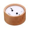 Glomarts Round Wooden Silent Desk Alarm Clock with Nightlight view 2