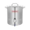 CONCORD Stainless Steel Home Brew Kettle Stock Pot (Weldless Fittings) (60 QT/ 15 Gal) view 1