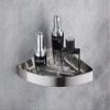 SANLIV Corner Shower Caddy, Stainless Steel Corner Shower Basket, Brushed Nickel Soap Holder & Shampoo Shelf, Rust-Proof Wall Mounted Bathroom Soap Dish, Brushed Satin Nickel view 2