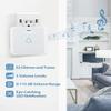 AVANTEK Wireless Doorbell, D-3W Waterproof Door Chime Kit Operating at over 1300 Feet with 2 Plug-In Receivers, 52 Melodies, CD Quality Sound and LED Flash view 2