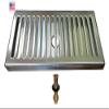 Bev Rite 12 X 5 SS Draft Beer Drip Tray with Drain, 12" X 5", Stainless Steel view 1