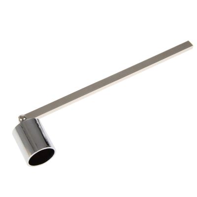 MUXSAM 1Pc 7.5x0.9in Candle Extinguisher Snuffer Candlesnuffers with Long Handle & Straight Tube for Tea Light Candles Wedding Altar Fireplace Church Wedding Candle Fire Extinguishing(Silver.)