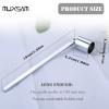 MUXSAM 1Pc 7.5x0.9in Candle Extinguisher Snuffer Candlesnuffers with Long Handle & Straight Tube for Tea Light Candles Wedding Altar Fireplace Church Wedding Candle Fire Extinguishing(Silver.) view 4