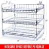 Che'mar Can Organizer for Pantry - Stackable Can Rack for 36 Cans, Canned Food Storage, Pantry Shelf, Kitchen Cabinet or Countertop. (Chrome) view 2