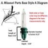 GE 20x Mini 2.5 Volt Clear Christmas Light Bulbs Replacement Tree Lights Indoor or Outdoor By JL Missouri Parts view 2