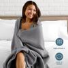 Bare Home Polar Fleece Blanket - King - Grey - Warm & Cozy - Premium Fleece - Throw for Bed, Sofa, Camping, Travel and Cold Nights - Lightweight Blanket (King, Grey) view 3