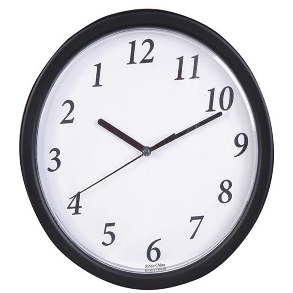 RINCO 9" Backwards Running Funny Joke Wall Clock