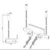 Bedside Reading Light with Knob Switch Flexible Gooseneck LED Bed Lamp Headboard Wall view 2