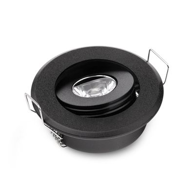JOYINLED Pack of 10 Mini 3W Mini LED Spot Light Black Recessed Led Ceiling Light for Home Cabinet Closet