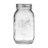 Ball Regular Mouth 32-Ounces Mason Jar with Lids and Bands, Clear,(Pack Of 2) view 2