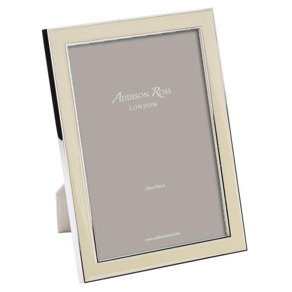 Silver Trim Vanilla Enamel Picture Frame 15mm by Addison Ross