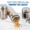 Wire Shelf Liner - 12" x 48" Flat Packed - Set of 4 - Clear - Wire Shelf Liners for Closets, Pantry and More - Plastic Closet Liner for Shelves - Easy to Trim - Wire Rack Cover - Closet Shelf Liner view 2