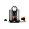 Nespresso Vertuo Coffee and Espresso Maker by Breville, Chrome view 1