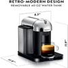 Nespresso Vertuo Coffee and Espresso Maker by Breville, Chrome view 4