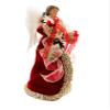 Kurt Adler UL2218 UL 10-Light 16" Red & Ivory Angel Treetop view 2