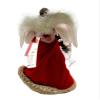 Kurt Adler UL2218 UL 10-Light 16" Red & Ivory Angel Treetop view 4