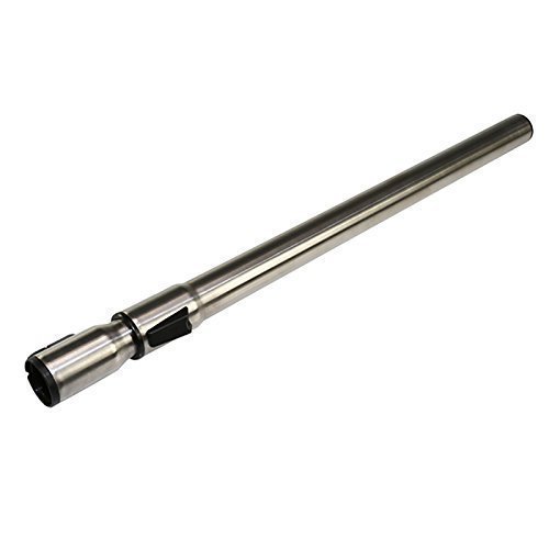 Telescopic Wand Extension Tube Compatible With Miele Canister Vacuum Cleaners Chrome