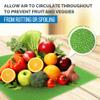 Dualplex Fruit & Veggie Life Extender Liner for Fridge Refrigerator Drawers, 13 x 10.5 Inches (4 Pack)  Extends The Life of Your Produce & Prevents Spoilage view 3