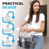 Handy Laundry Mesh Shower Caddy - 7 Pocket Portable Bathroom Organizer Tote for Travel, Gym & Dorm - Collapsible Small Shower Caddy Bag to Hold Toiletries & Essentials (Black) view 4