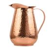Artisan's Anvil Hammered Copper Pitcher w/Handle, 100% Copper, Heavy Duty, Handmade, 70 fl. Oz., Best for Water, Ayurveda, Moscow Mules, Cocktails view 1