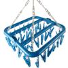 Groupcow Clip and Drip Hanger Clothes Hanger Drying Rack 32 Clips (Blue) view 4