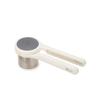 Joseph Joseph Helix Potato Ricer Masher Ergonomic Twist-Action Hand Manual Stainless Steel For Mashed Potato, Vegetable Purees, Stainless Steel, White view 1