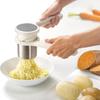 Joseph Joseph Helix Potato Ricer Masher Ergonomic Twist-Action Hand Manual Stainless Steel For Mashed Potato, Vegetable Purees, Stainless Steel, White view 3