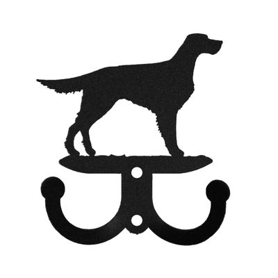 SWEN Products Gordon English Setter Metal 2 Hook Key Chain Holder Hanger