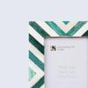 Handicrafts Home Picture Frame- Photo Frame for Home and Living Decor- Bone Inlay Chevron Pattern-4x6 view 4