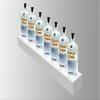 Shop Event Decor Bottle Display/Liquor Shelving: Illuminated LED / 1 Tier view 1