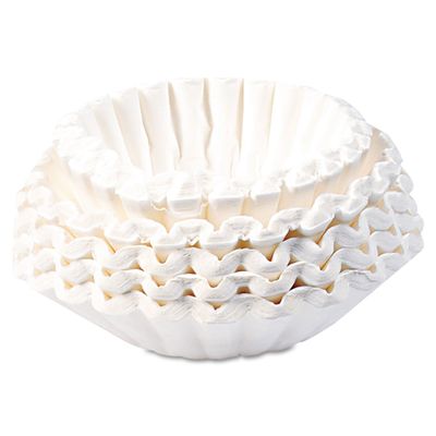 BUNN BCF250 Flat Bottom Coffee Filters, 12-Cup Size, 250/Pack